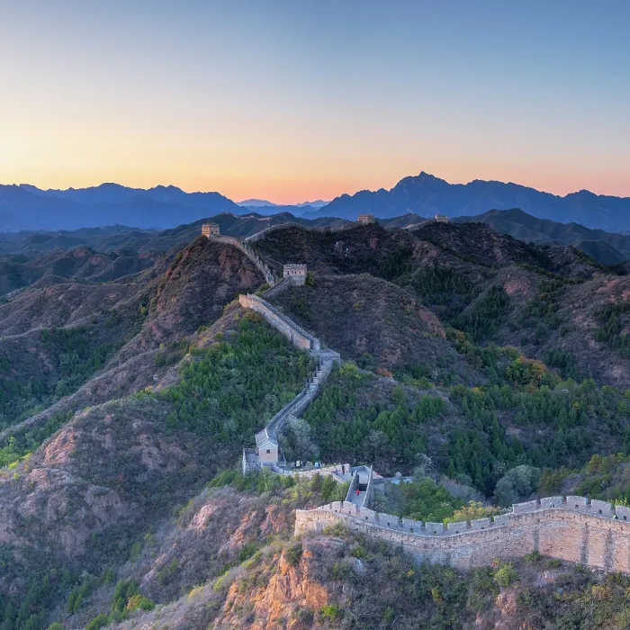 Framed Print : The Great Wall of China at Jinshanling (UNESCO World Heritage Site) at sunset, Hebei Province, China Framed Print : The Great Wall of China at Jinshanling (UNESCO World Heritage Site) at sunset, Hebei Province, China