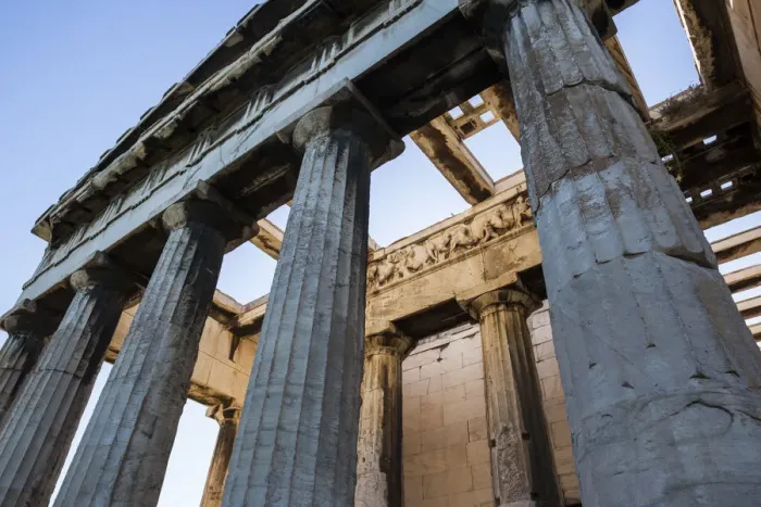Framed Print : Greece, Athens, Ancient Agora, Temple of Hephaestus Framed Print : Greece, Athens, Ancient Agora, Temple of Hephaestus
