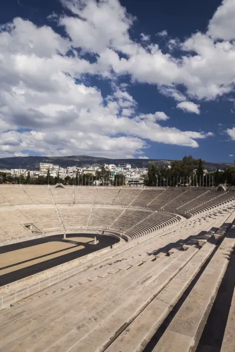 Framed Print : Greece, Athens, the Panathenaic Stadium, home of the first modern Olympic Games in 1896 Framed Print : Greece, Athens, the Panathenaic Stadium, home of the first modern Olympic Games in 1896