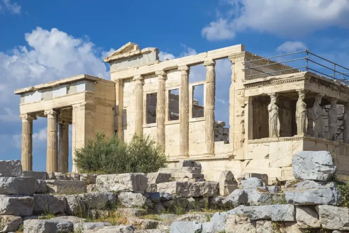 Framed Print : Greece, Attica, Athens, The Acropolis, The Erechtheion, Porch of the Caryatids Framed Print : Greece, Attica, Athens, The Acropolis, The Erechtheion, Porch of the Caryatids
