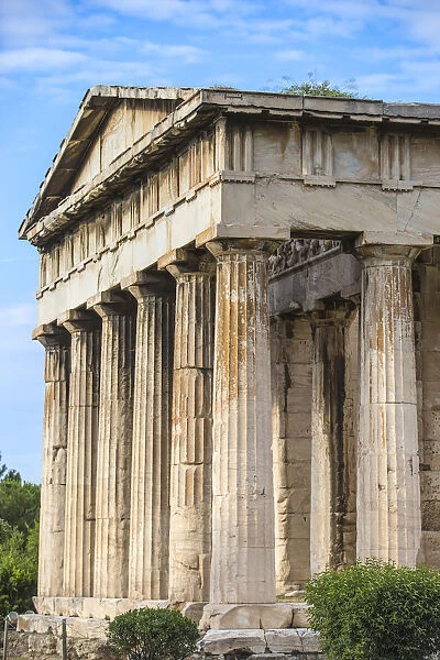 Greece, Attica, Athens, The Agora, Temple of Hephaestus - dedicated to two gods
