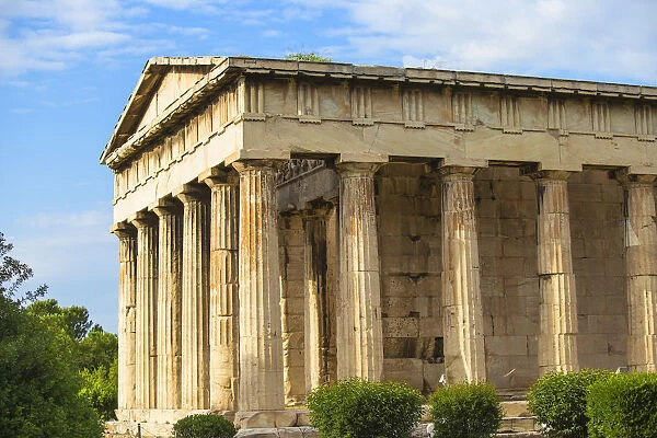 Greece, Attica, Athens, The Agora, Temple of Hephaestus - dedicated to two gods