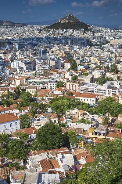 Greece, Attica, Athens, Greece, Attica, Athens, View of Central Athens - Plaka towards