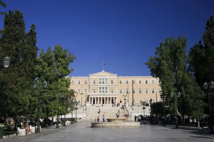 Framed Print : Greece, Attica, Athens, Syntagma Square, Parliament Buildings Framed Print : Greece, Attica, Athens, Syntagma Square, Parliament Buildings