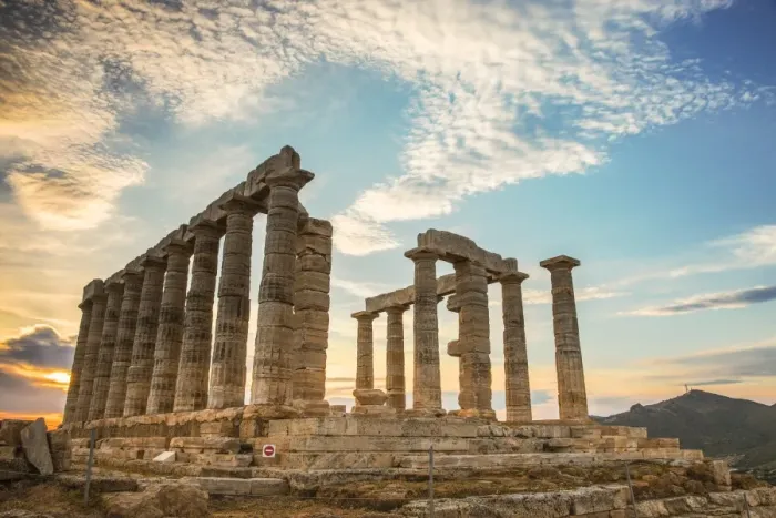 Framed Print : Greece, Attica, Cape Sounion, Temple of Poseidon Framed Print : Greece, Attica, Cape Sounion, Temple of Poseidon