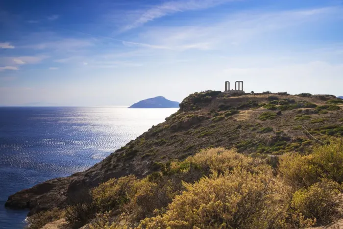 Framed Print : Greece, Attica, Cape Sounion, Temple of Poseidon Framed Print : Greece, Attica, Cape Sounion, Temple of Poseidon
