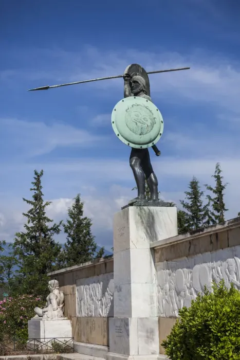 Framed Print : Greece, Central Greece Region, Thermopylae, statue of Spartan leader Leonidas Framed Print : Greece, Central Greece Region, Thermopylae, statue of Spartan leader Leonidas
