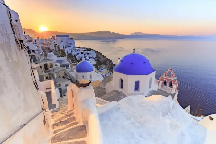 Framed Print : Greece, Cyclades, Firostefani and Santorini Caldera Framed Print : Greece, Cyclades, Firostefani and Santorini Caldera