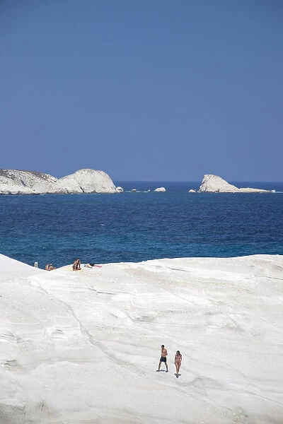 Greece, Cyclades Islands, Milos, Sarakiniko Beach