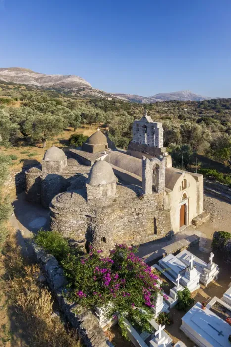 Framed Print : Greece, Cyclades Islands, Naxos, Panagia Drosani Church