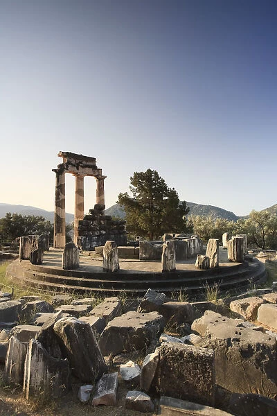 Greece, Delphi (UNESCO World Heritage Site), Sanctuary of Athena Pronaia, The Tholos
