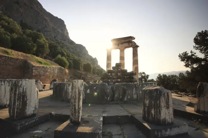Framed Print : Greece, Delphi (UNESCO World Heritage Site), Sanctuary of Athena Pronaia, The Tholos Framed Print : Greece, Delphi (UNESCO World Heritage Site), Sanctuary of Athena Pronaia, The Tholos