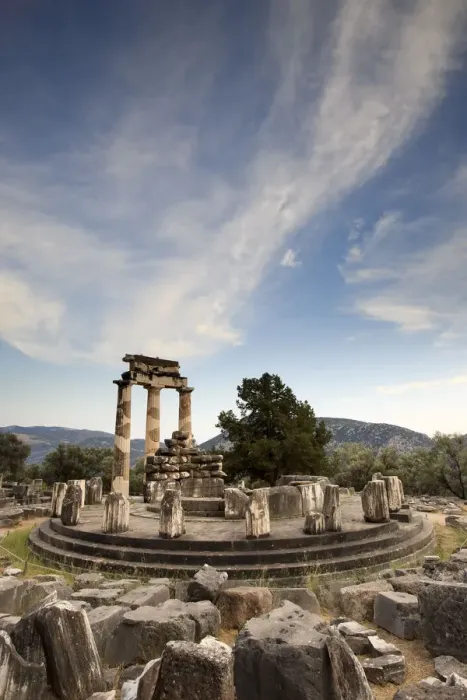 Framed Print : Greece, Delphi (UNESCO World Heritage Site), Sanctuary of Athena Pronaia, The Tholos Framed Print : Greece, Delphi (UNESCO World Heritage Site), Sanctuary of Athena Pronaia, The Tholos