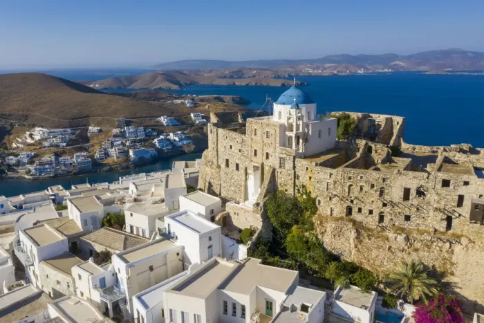 Framed Print : Greece, Dodecanese Islands, Astypalaia, Chora Astypalaia (Astypalaia Town) Framed Print : Greece, Dodecanese Islands, Astypalaia, Chora Astypalaia (Astypalaia Town)