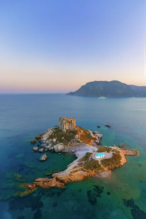 Framed Print : Greece, Dodecanese, Kos Island, Kamari Bay and Kastri Island Framed Print : Greece, Dodecanese, Kos Island, Kamari Bay and Kastri Island