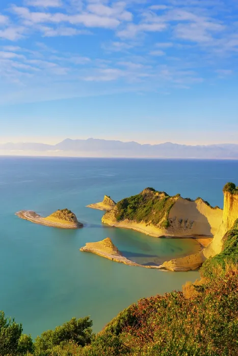 Framed Print : Greece, Ionian Islands, Corfu island, Cap Drastis Framed Print : Greece, Ionian Islands, Corfu island, Cap Drastis
