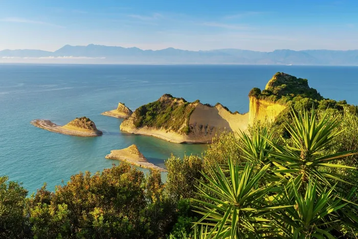 Framed Print : Greece, Ionian Islands, Corfu island, Cap Drastis Framed Print : Greece, Ionian Islands, Corfu island, Cap Drastis