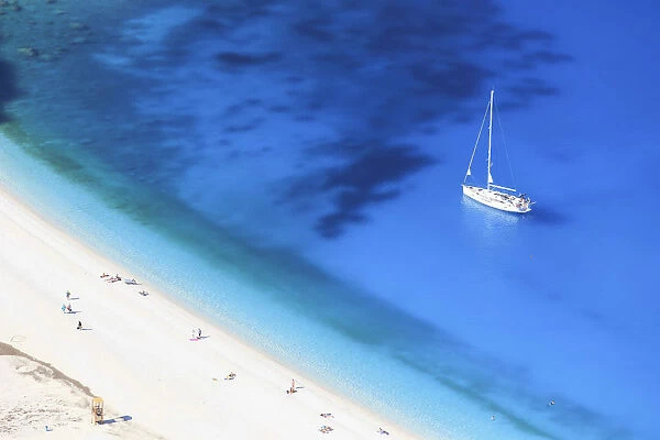 Greece, Ionian Islands, Kefalonia, Myrtos Beach