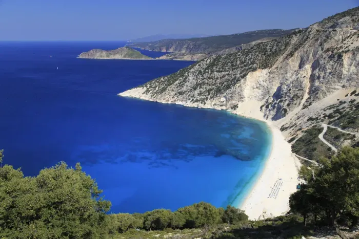 Framed Print : Greece, Ionian Islands, Kefalonia, Myrtos Beach Framed Print : Greece, Ionian Islands, Kefalonia, Myrtos Beach