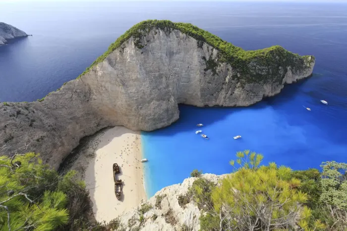 Framed Print : Greece, Ionian Islands, Zakynthos, Navagio (shipwreck) beach Framed Print : Greece, Ionian Islands, Zakynthos, Navagio (shipwreck) beach