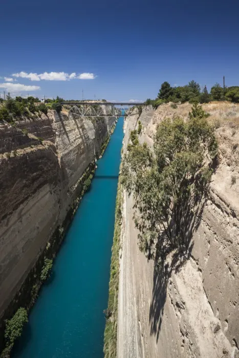 Framed Print : Greece, Peloponese Region, Corinth of the Corinth Canal Framed Print : Greece, Peloponese Region, Corinth of the Corinth Canal