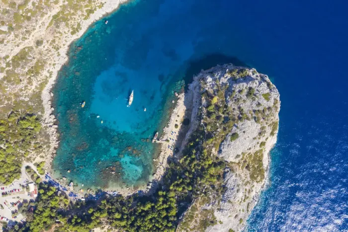 Framed Print : Greece, Rhodes, Anthony Quinn Bay