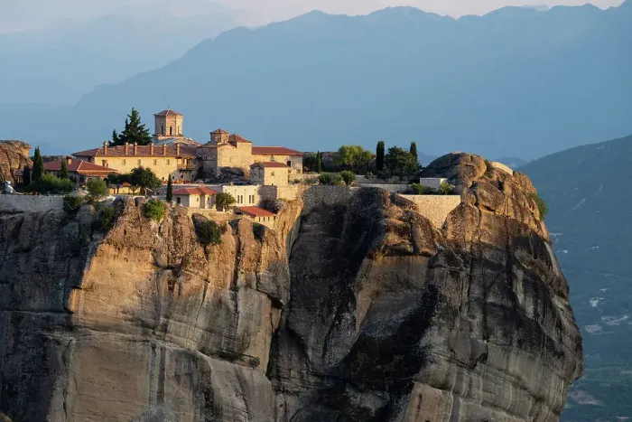 Framed Print : Greece, Thessaly, Meteora (UNESCO World Heritage Site) Framed Print : Greece, Thessaly, Meteora (UNESCO World Heritage Site)
