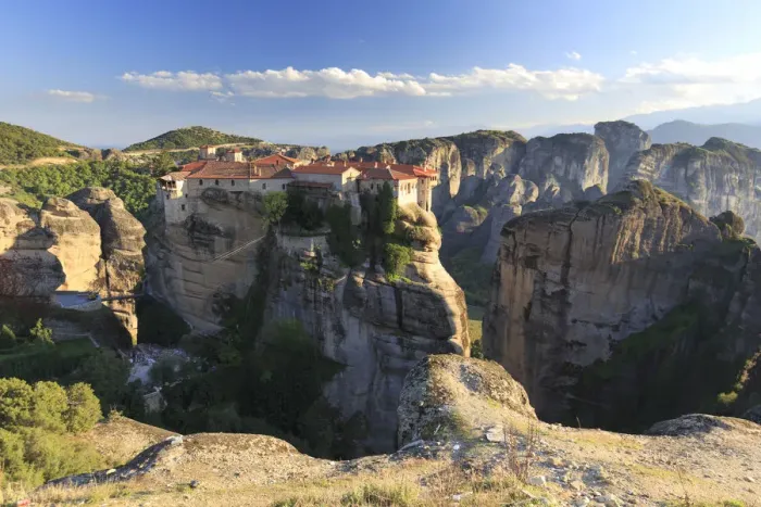 Framed Print : Greece, Thessaly, Meteora, Varlaam Monastery Framed Print : Greece, Thessaly, Meteora, Varlaam Monastery