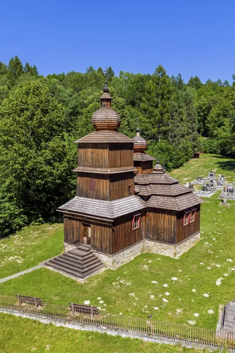 Framed Print : Greek Catholic wooden church of St. Parascheva, Dobroslava, Presov, Slovakia Framed Print : Greek Catholic wooden church of St. Parascheva, Dobroslava, Presov, Slovakia