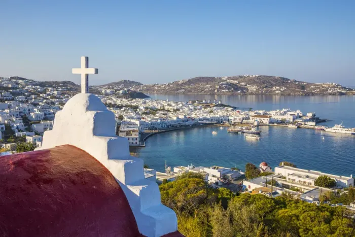 Framed Print : Greek orthodox chapel, Chora (Mykonos Town), Mykonos, Cyclades Islands, Greece