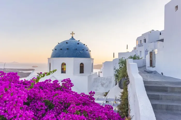 Framed Print : Greek Orthodox Church, Imerovigli, Santorini, Cyclades Islands, Greece Framed Print : Greek Orthodox Church, Imerovigli, Santorini, Cyclades Islands, Greece