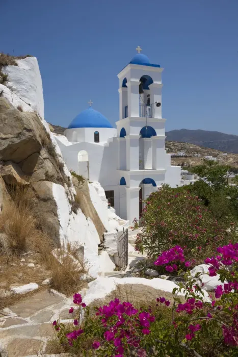 Framed Print : Greek Orthodox church, Ios town, Ios Island, Cyclades Islands, Greece Framed Print : Greek Orthodox church, Ios town, Ios Island, Cyclades Islands, Greece