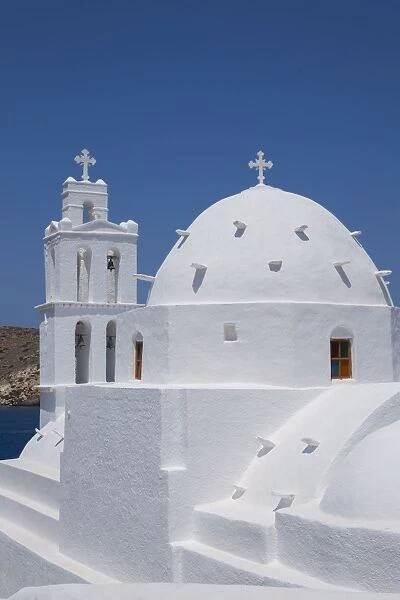 Greek Orthodox church, Ios town, Ios Island, Cyclades Islands, Greece