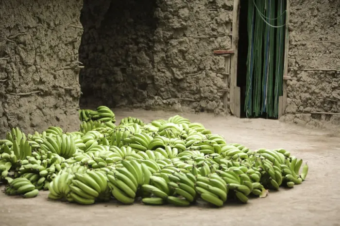 Framed Print : Green bananas, Mto wa Mbu village, Tanzania Framed Print : Green bananas, Mto wa Mbu village, Tanzania