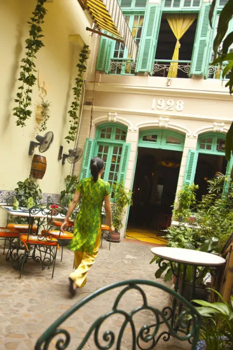 Framed Print : Green Tangerine restaurant, Old Quarter, Hanoi, Vietnam Framed Print : Green Tangerine restaurant, Old Quarter, Hanoi, Vietnam