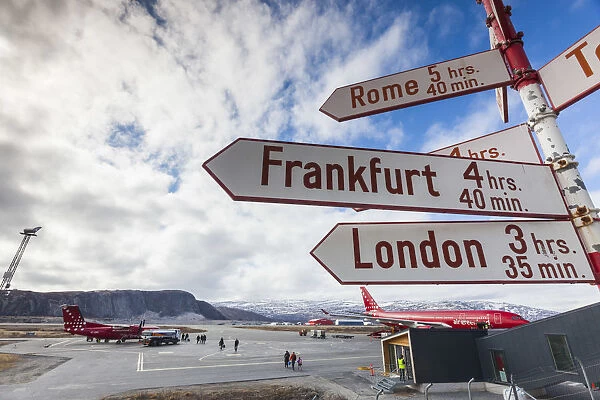 Greenland, Kangerlussuaq, Kangerlussuaq International Airport, Greenland s