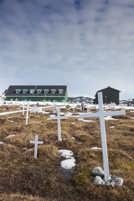 Framed Print : Greenland, Nuuk, Greenland, Nuuk, cemetery by the Hans Egede Kirke church Framed Print : Greenland, Nuuk, Greenland, Nuuk, cemetery by the Hans Egede Kirke church