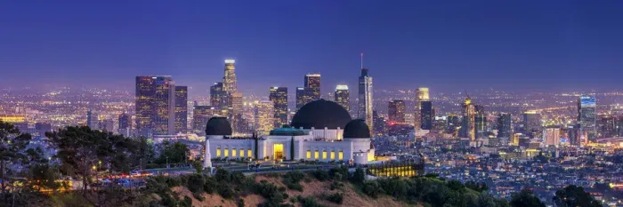 Framed Print : Griffith Observatory & Los Angeles Skyline at Night, California, USA Framed Print : Griffith Observatory & Los Angeles Skyline at Night, California, USA
