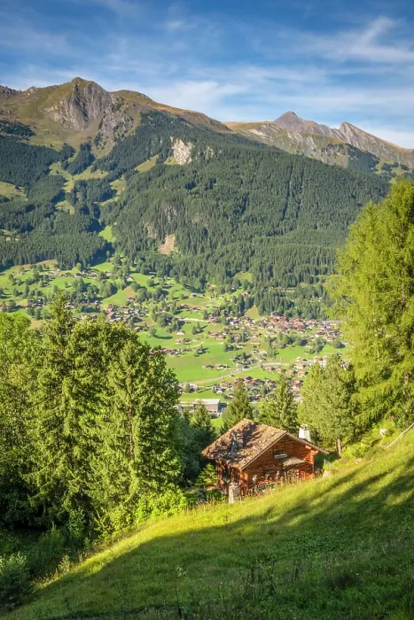 Framed Print : Grindelwald looking north, Berner Oberland, Switzerland Framed Print : Grindelwald looking north, Berner Oberland, Switzerland