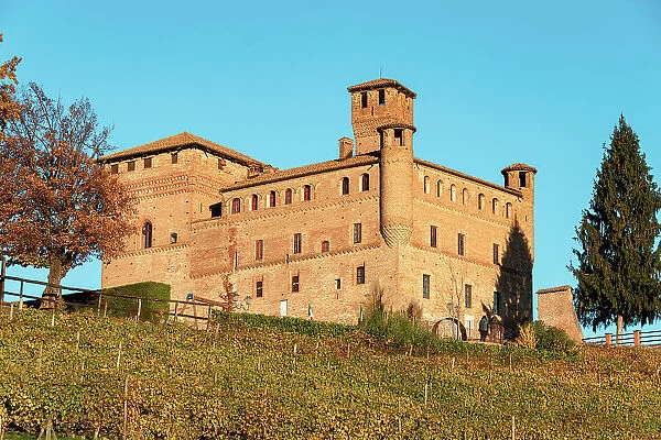 Grinzane Cavour castle, Langhe, Piedmont, Italy