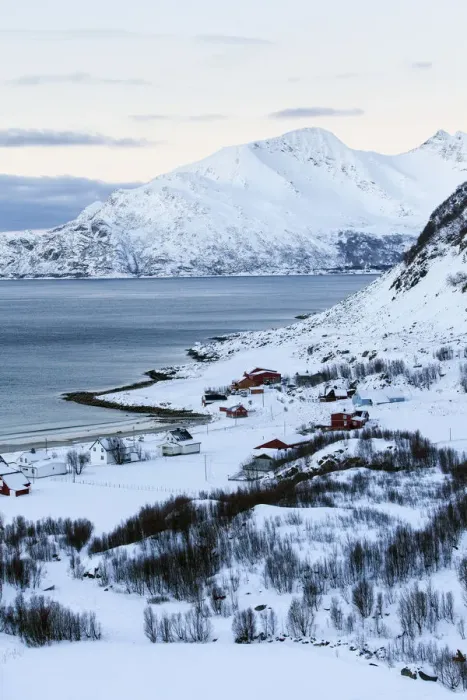 Framed Print : Grotfjord, Kvaloya, Troms region, Norway