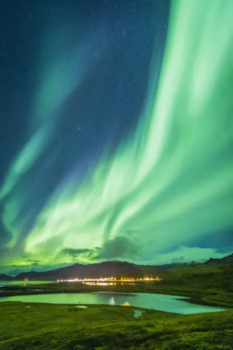 Framed Print : Grundafjordur, Snaefellsness peninsula, Western Iceland. Stars and the northern lights Framed Print : Grundafjordur, Snaefellsness peninsula, Western Iceland. Stars and the northern lights