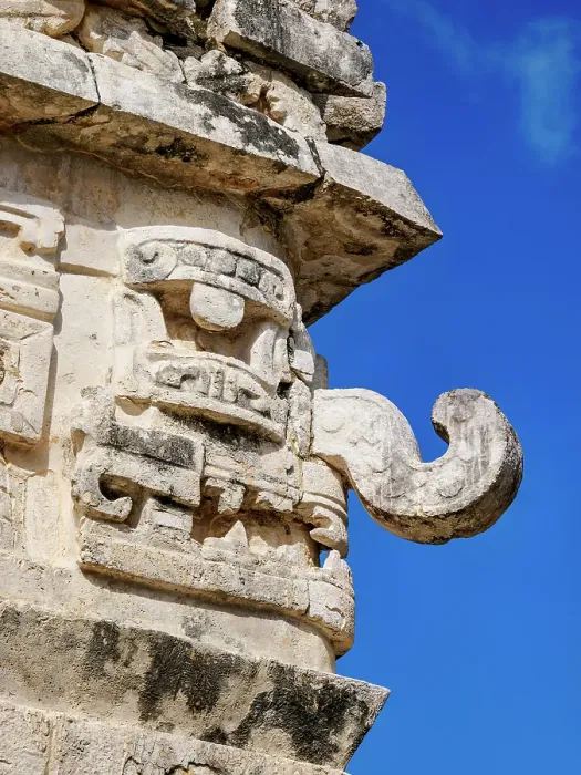 Framed Print : Grupo de las Monjas, detailed view, Chichen Itza, Yucatan State, Mexico Framed Print : Grupo de las Monjas, detailed view, Chichen Itza, Yucatan State, Mexico