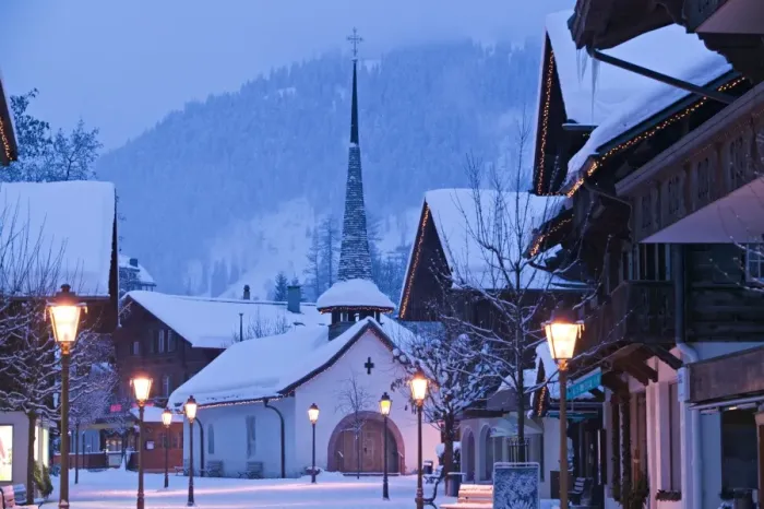 Framed Print : Gstaad, Berner Oberland, Switzerland
