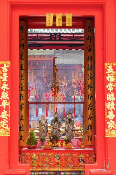 Framed Print : Guan Di Temple, Chinatown, Kuala Lumpur, Selangor, Malaysia
