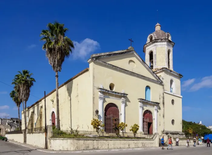 Framed Print : Guanabacoa Church, Havana, La Habana Province, Cuba