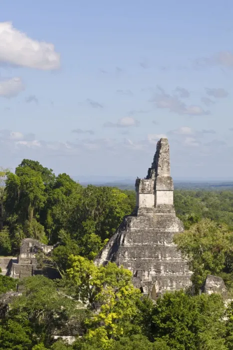 Framed Print : Guatemala, El Peten, Tikal, view from Temple V