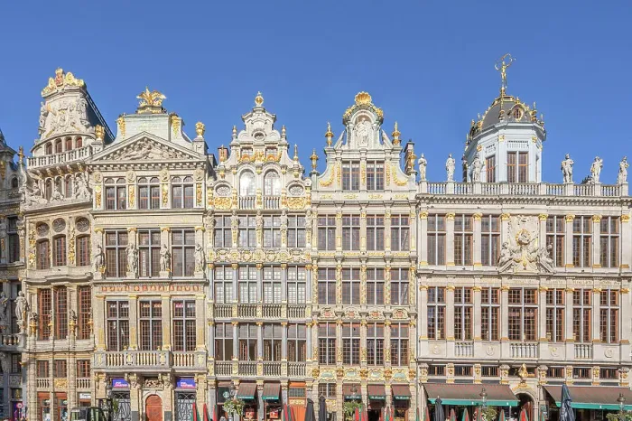 Framed Print : Guild houses on the Grand Place, Groote Markt, UNESCO World Heritage, Brussels, Belgium Framed Print : Guild houses on the Grand Place, Groote Markt, UNESCO World Heritage, Brussels, Belgium