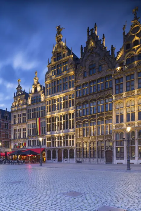 Framed Print : Guild houses in Main Market Square, Antwerp, Flanders, Belgium Framed Print : Guild houses in Main Market Square, Antwerp, Flanders, Belgium