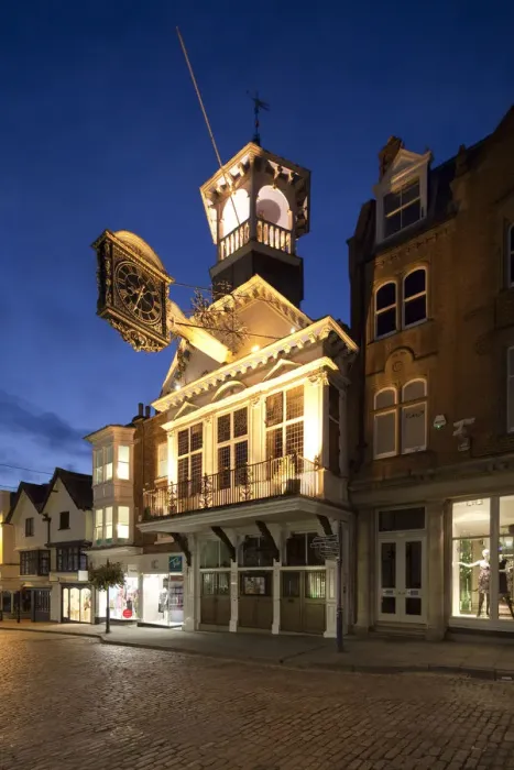 Framed Print : Guildhall, High Street, Guildford, Surrey, England Framed Print : Guildhall, High Street, Guildford, Surrey, England
